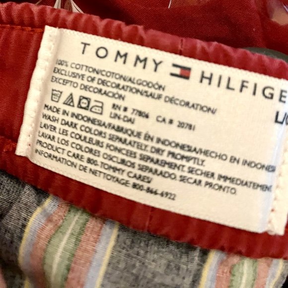 Vintage 90s Tommy Hilfiger Boxer Shorts Matching Pair - Picture 5 of 6